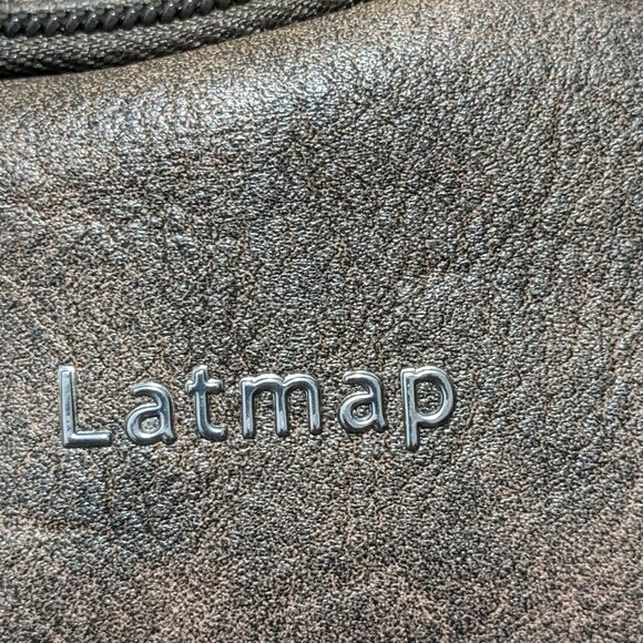 LATMAP Sling Bag Women's  Fanny Pack Faux Leather  Backpack Brown NWT - Picture 6 of 13